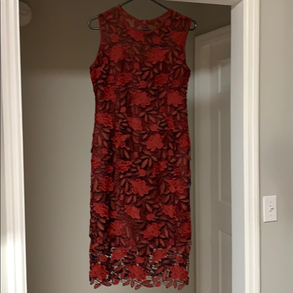 NWT Red lace dress